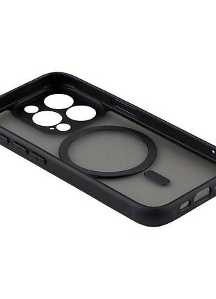Чохол tpu+pc anti drop full camera with magsafe для iphone 15 pro колір black 7