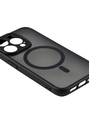 Чохол tpu+pc anti drop full camera with magsafe для iphone 15 pro колір black 8
