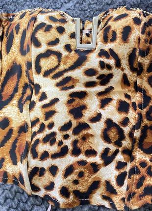 Леопардовый корсет с-м3 фото