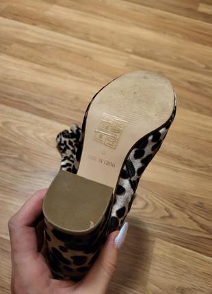 Трендові леопард ботильони велюр