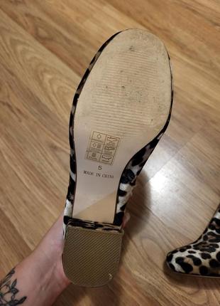 Трендові леопард ботильони велюр