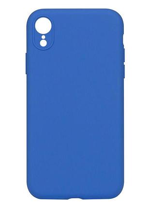 Чохол silicone case full camera no logo для iphone xr колір 10, stone 5