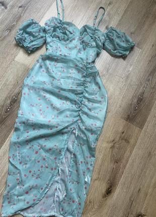 Сукня сарафан міді2 фото