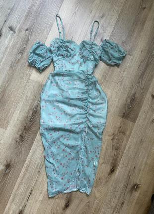 Сукня сарафан міді3 фото