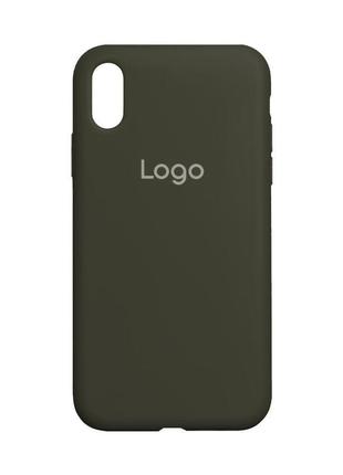 Чохол silicone case full size (aa) для iphone xr колір 43.grape 5