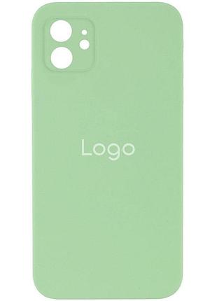 Чохол silicone case full size with frame для iphone 12 колір 15.dark grey 10