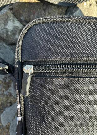 Месенджер чорний nike сумка через плече з тканини найк, барсетка повсякденна середня літня10 фото