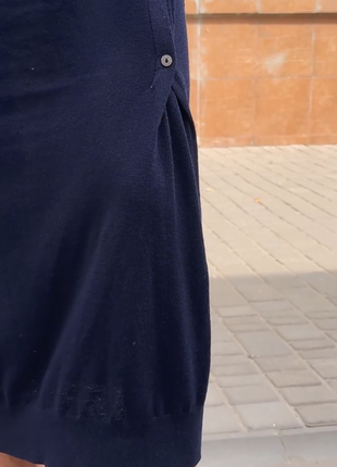 Тонкое трикотажное платье с содержанием шерсти zara s, m7 фото