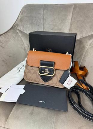 Женская сумка в стиле coach premium.3 фото