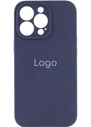 Чохол silicone case full size with frame для iphone 13 pro max колір 68.blackcurrant 6