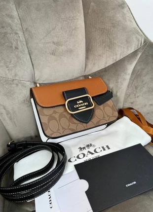 Женская сумка в стиле coach premium.5 фото