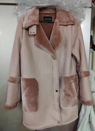 Дубленка stradivarius