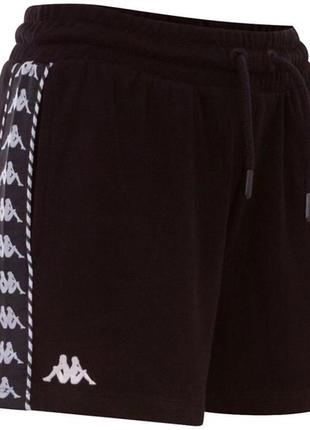 Женские шорты на лампасах на весну лето каппа kappa черные розовые серые синие хс с м л xs s m l2 фото