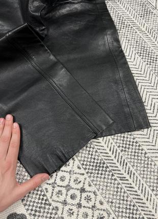 Vintage leather pants моцні шкіряні штани з якосної м'якої шкіри та гарного покрою harley schott7 фото