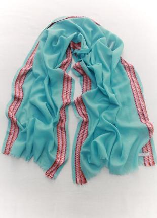 Шерстяний шарф з кашеміром і шовком, шотландія