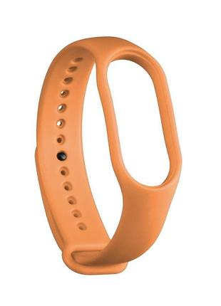 Ремінець для xiaomi mi band 5 / 6 / 7 original design колір orange