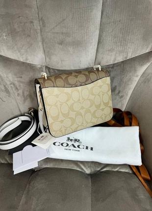 Женская сумка в стиле coach premium.5 фото