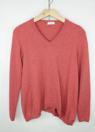 Кашемировый люкс свитер пуловер brunello cucinelli red cashmere sweater pullover women's