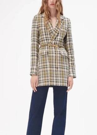 Сукня-пальто твідова zara