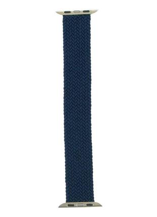 Ремінець для apple watch braided solo loop 38/40/41mm (m) колір 12.dark blue