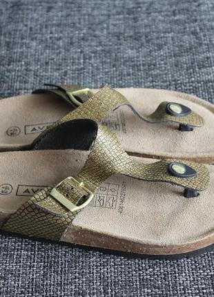 Шлепанцы avenue в стиле birkenstock оригинал нат кожа