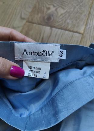 Шелковая голубая юбка antonelle3 фото
