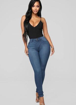 Мегакрутые стрейчевые джинсы скинни высокая посадка fashion nova
