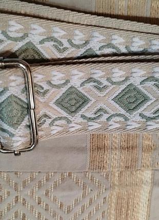 Широкий ремінь для сумки (фурнітура срібло)