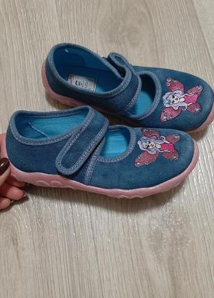 Тапочки в садочок для дівчинки 28 розмір