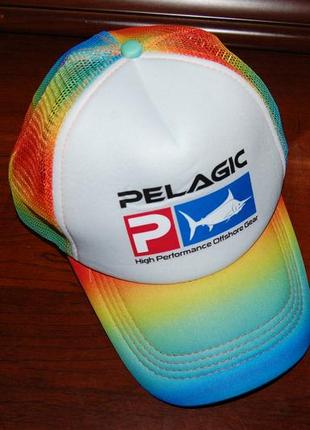 Кепка бейсболка тракер із сіточкою pelagic на голову до 61 см, нова5 фото