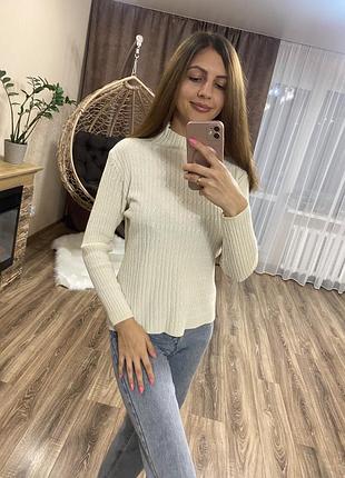 Гольф светр новий білий кремовий кофта кофтинка лонгслів