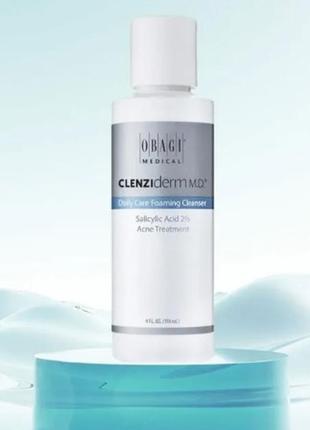 Очищающее средство для лица obagi medical clenziderm m.d. daily care foaming cleanser salicylic a