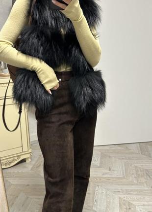 Хутро жилет