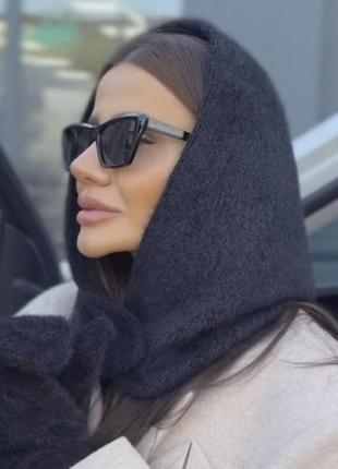 Капор ангоровый