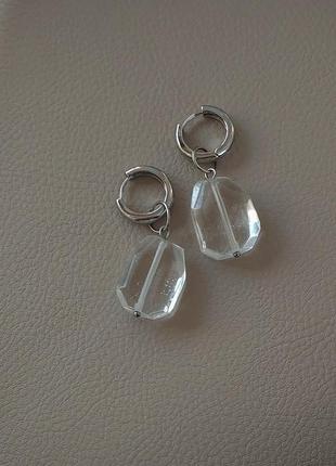 Серьги с хрусталем