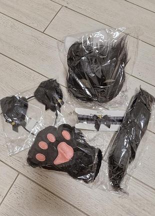Набір квадробера: маска, хаіст, перчатки, чокер, вушка