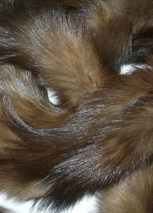Натуральный мех норки боа шарф декор из хвостиков норки 2 м.