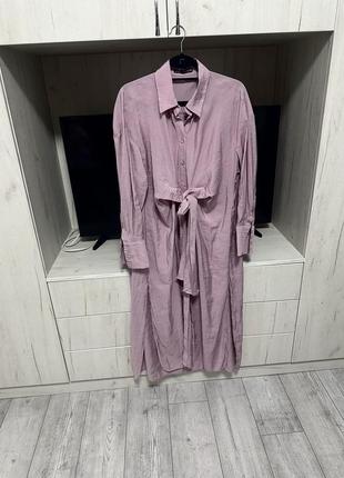 Платье рубашка zara