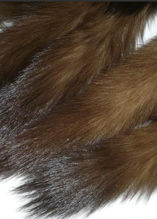 Натуральный мех норки боа шарф декор из хвостиков норки 2 м.