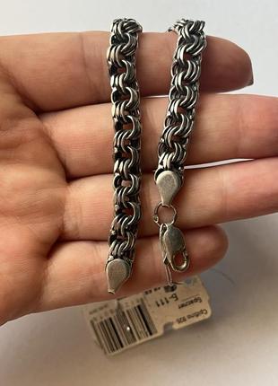 Серебряный браслет 6