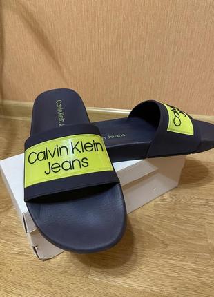 Шльопанці чоловічі calvin klein1 фото