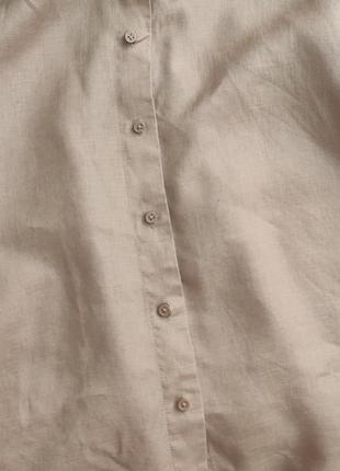 Стильна лляна сорочка оверсайз🔥🔥🔥5 фото