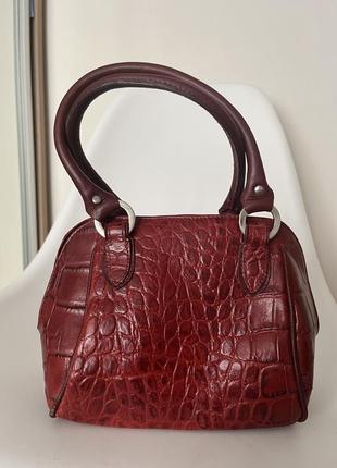 Винтажная сумка из натуральной кожи