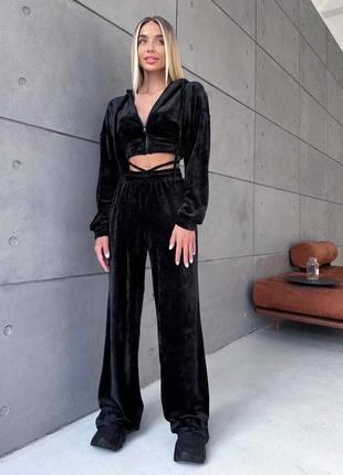 Костюм спортивний жіночий з велюру8 фото