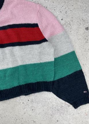 Tommy hilfiger bell sleeve flag sweater женская кофта мирер оригинал3 фото