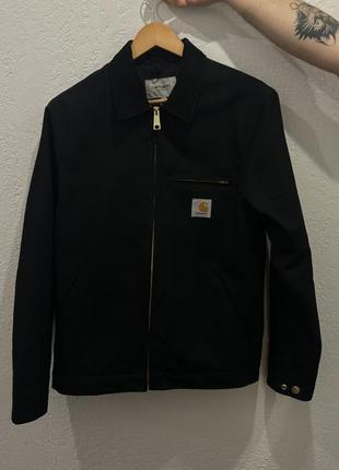 Куртка сarhartt wip detroit jacket (black black)