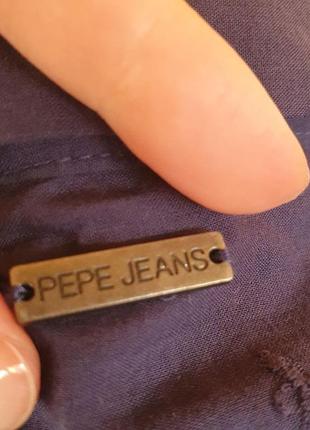 Оригінал вишита сорочка/рубашка/вишиванка з прошвою нова з біркою pepe jeans4 фото