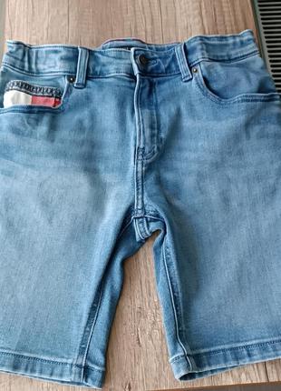 Джинсовые шорты tommy hilfiger steve kb0kb05757 d синий slim tapered fit р.164 см.5 фото