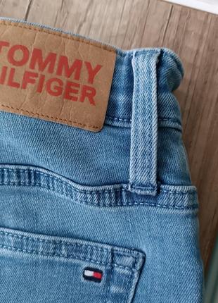 Джинсовые шорты tommy hilfiger steve kb0kb05757 d синий slim tapered fit р.164 см.9 фото