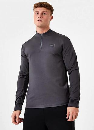 Everlast half zip top shark grey спортивная кофта олимпийка топ футболка оригинал